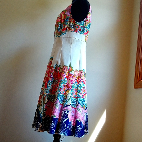Nine West Floral Dress Size 6 - Picture 2 of 10